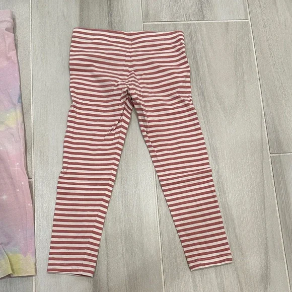 H&M 3T 4T Kids Leggings Set - Pink, Red, Multicolor - Picture 8 of 16